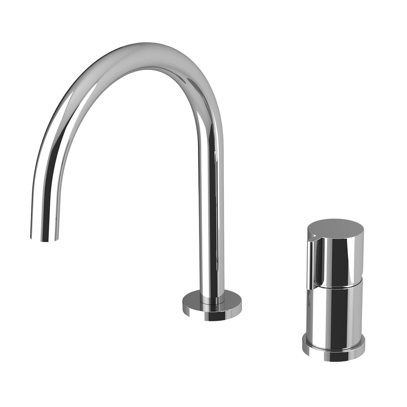 COLT073RO - Lavabo a 2 fori testa cieca (bocca a ponte)