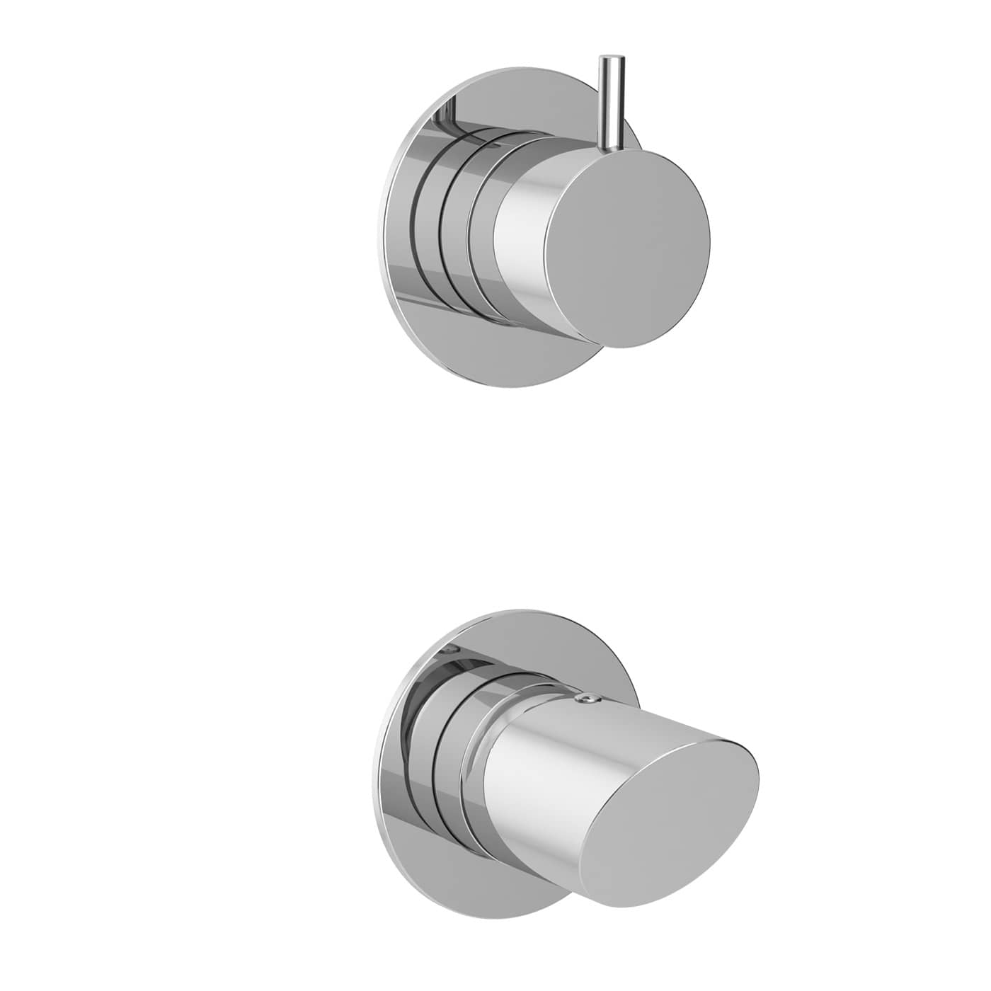 J2ED123RO - Parti esterne per monocomando incasso doccia/vasca con deviatore a 3 vie