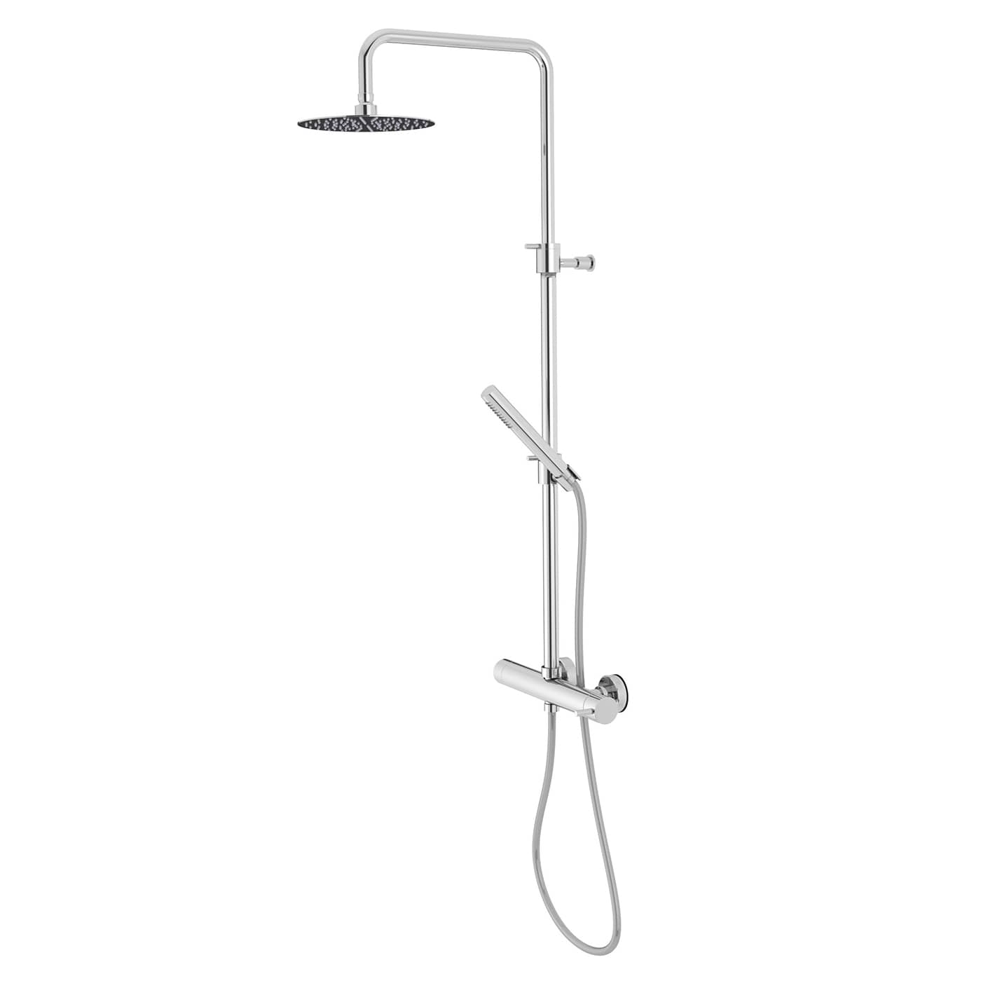 MICD129RO - Colonna doccia con esterno doccia a 2 vie
