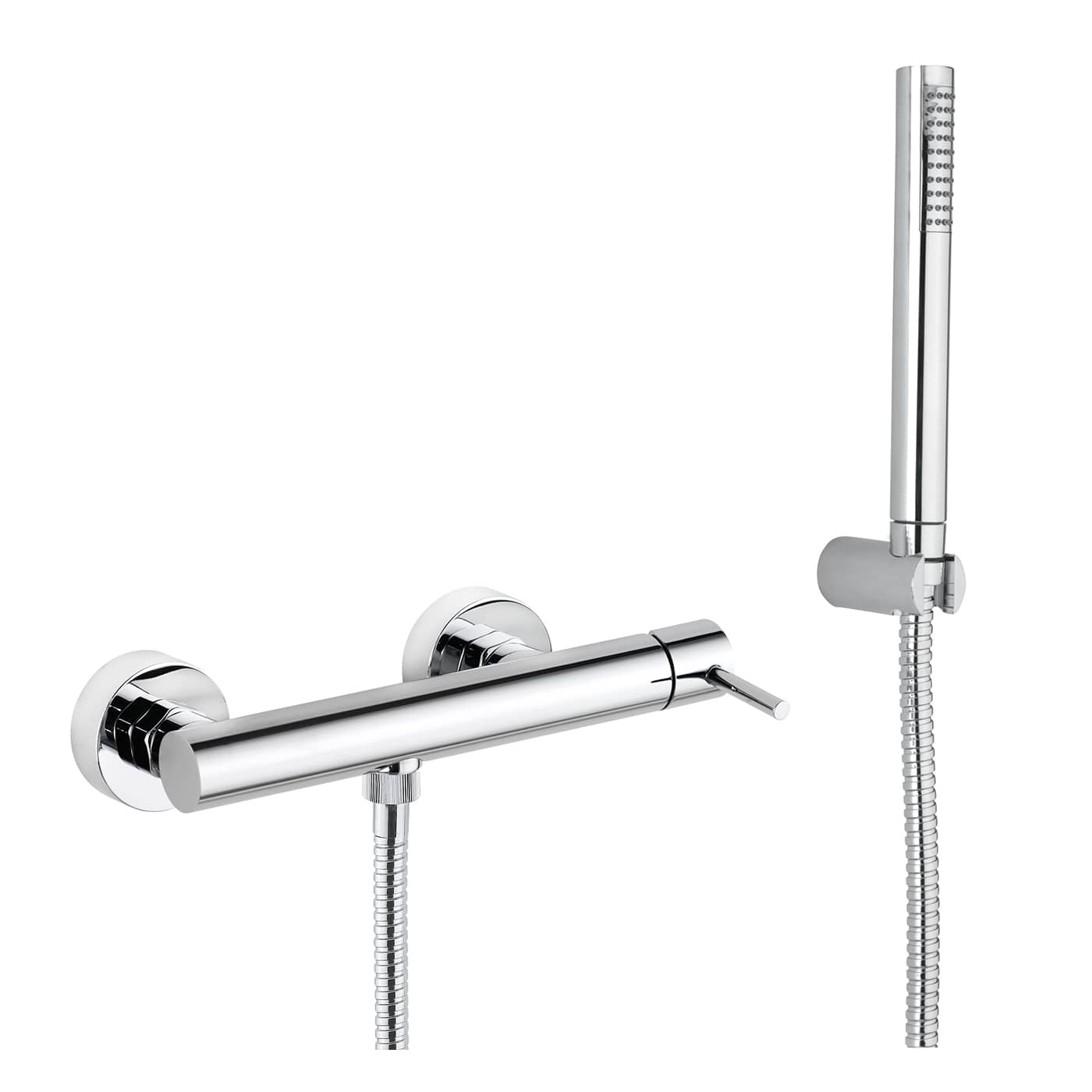 MIDE225RO - Monocomando esterno doccia con attacco flex 1/2" con kit doccia