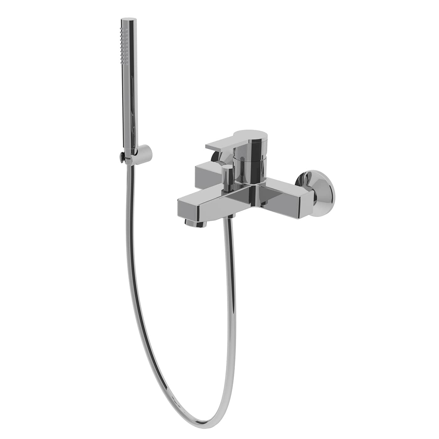 S8VE010RO - Monocomando esterno per vasca con kit doccia
