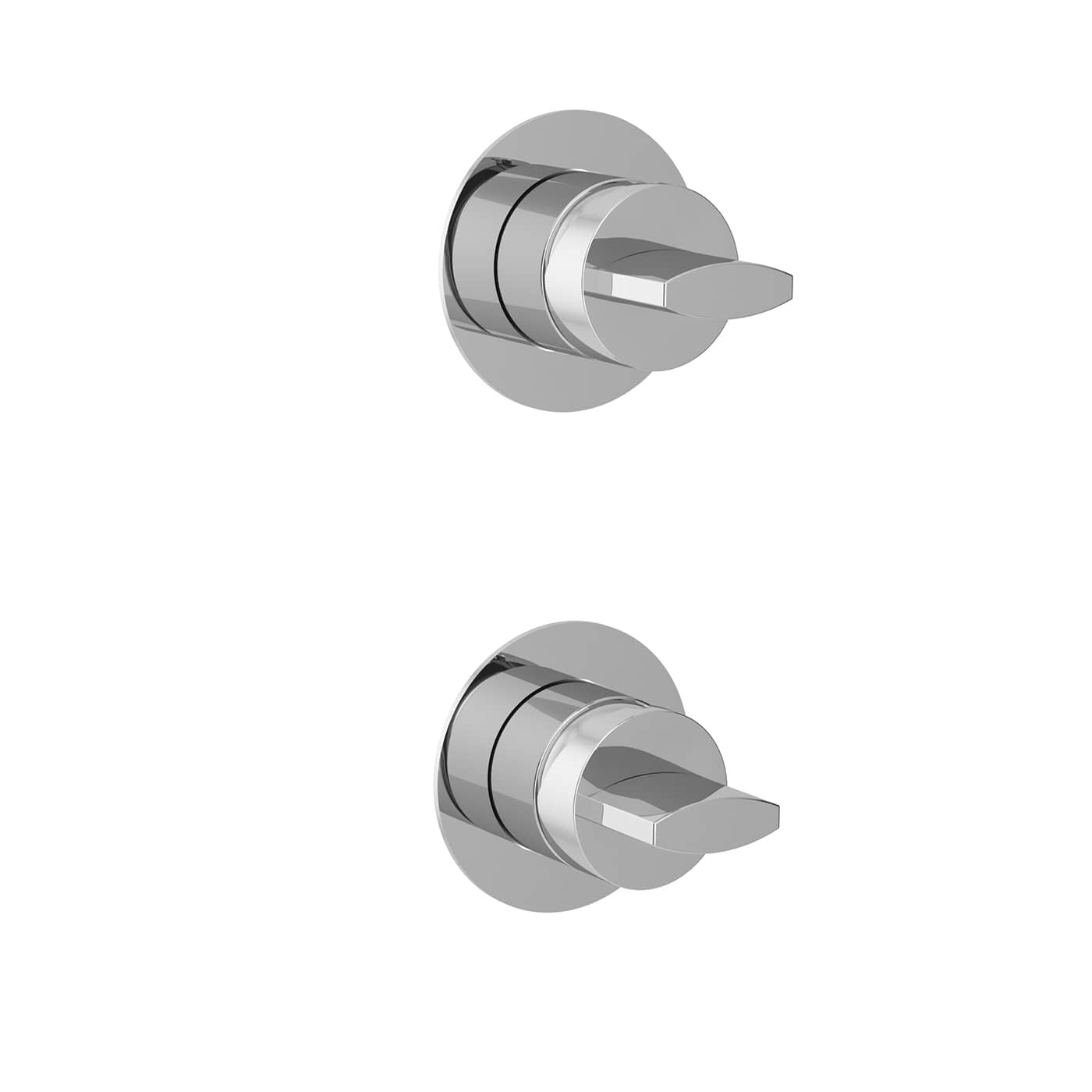 ZNED122RO - Parti esterne per monocomando incasso doccia/vasca con deviatore a 2 vie